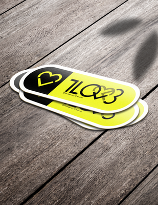 1LOV3 | Yellow Sticker