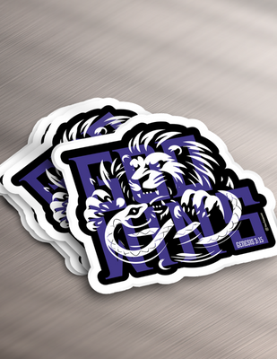 God Wins | Purple Sticker