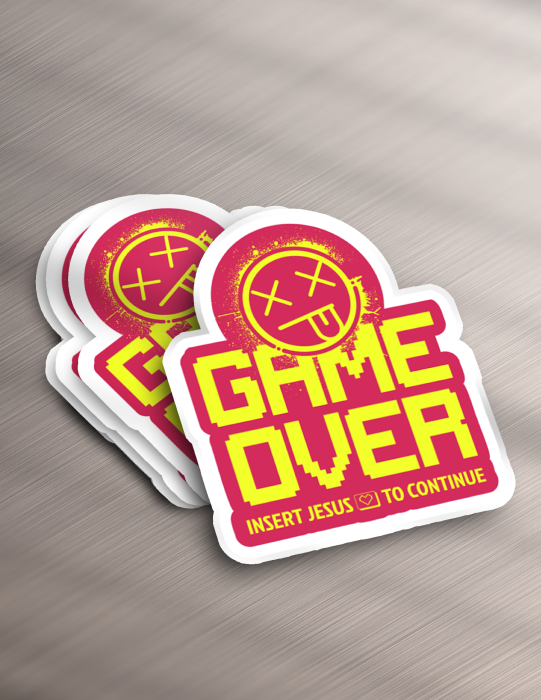 Game Over | Red Sticker