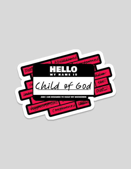 Child Of God | Red Sticker