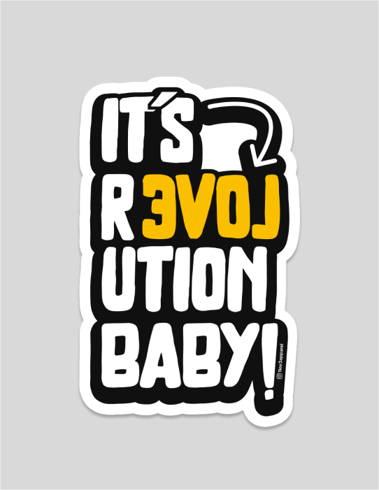 Love Revolution | Yellow Sticker