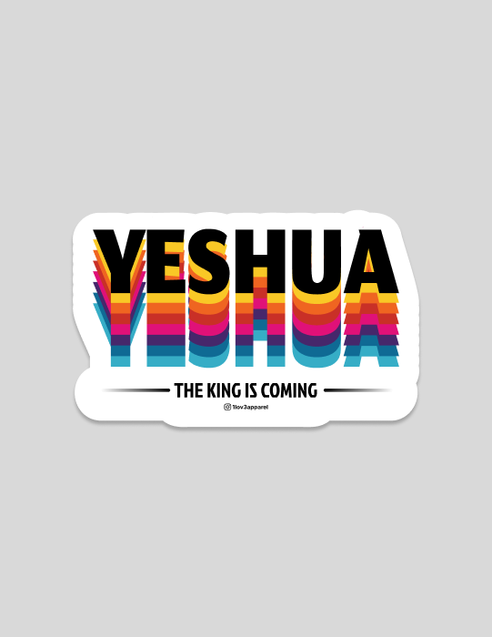 Yeshua | White Border Sticker