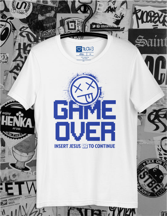 Game Over | White Unisex Tee