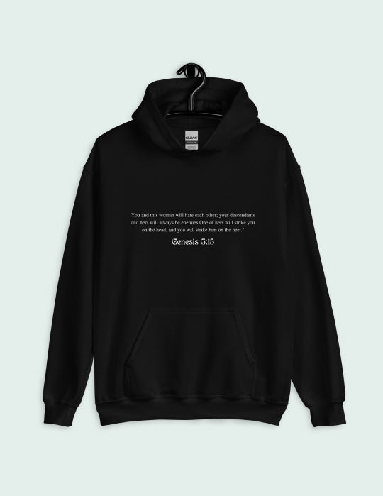 God Wins | Black Unisex Hoodie (Front and Back Print)