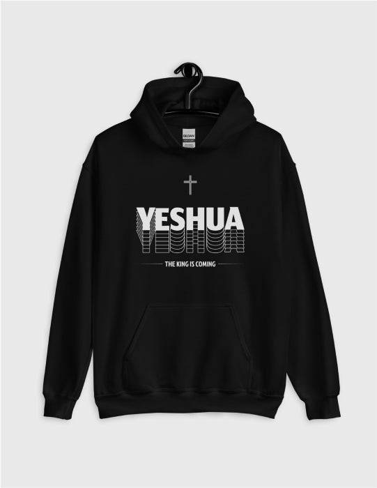 Yeshua | Black Unisex Hoodie (White Logo)