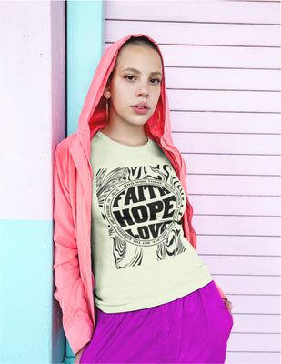 Faith Hope Love | Citron Unisex Tee (Twist Logo)