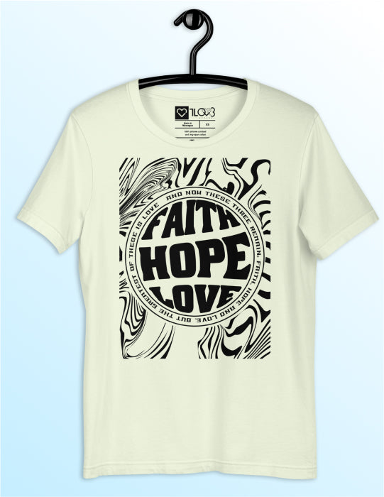 Faith Hope Love | Citron Unisex Tee (Twist Logo)