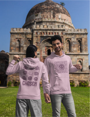 Chosen | Pink Unisex Hoodie (Front and Back Print)