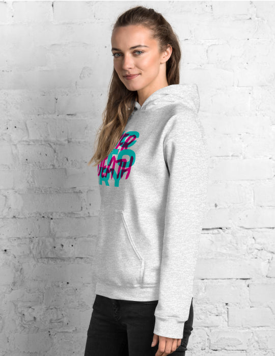 Victory | Grey Unisex Hoodie (Front Print)