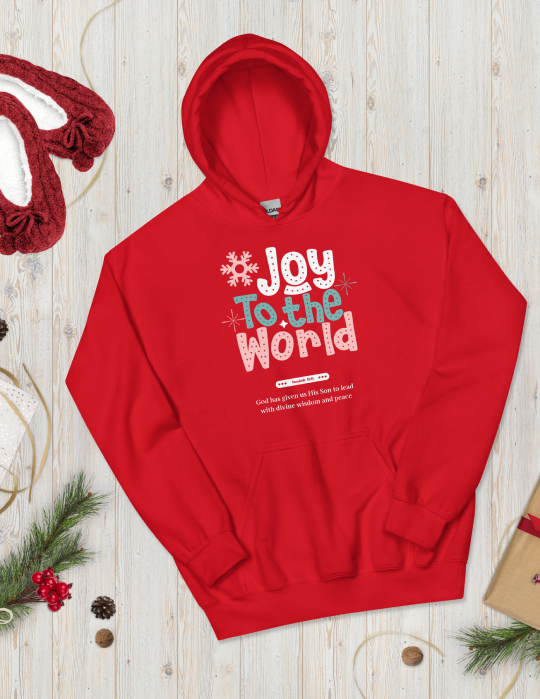 Joy to the World | Red Unisex Hoodie