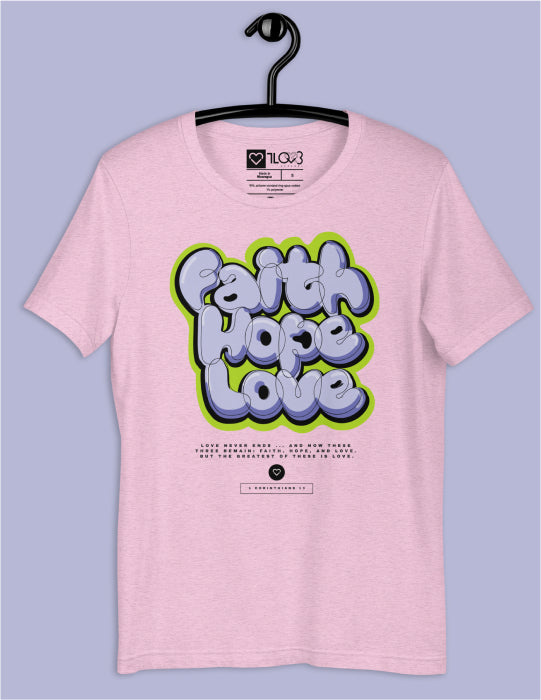 Faith Hope Love | Lilac Unisex Tee