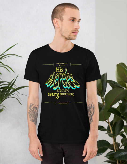 His Mercies | Black Unisex Tee