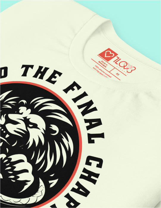 God Wins | White Unisex Tee (Black and Red Logo)