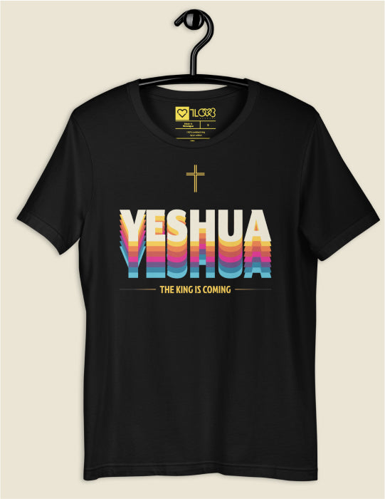 Yeshua | Black Unisex Tee (Color Logo)