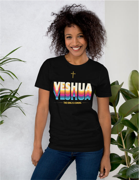 Yeshua | Black Unisex Tee (Color Logo)