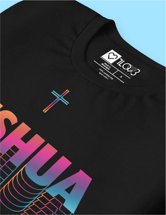 Yeshua | Black Unisex Tee (Colorful Logo)