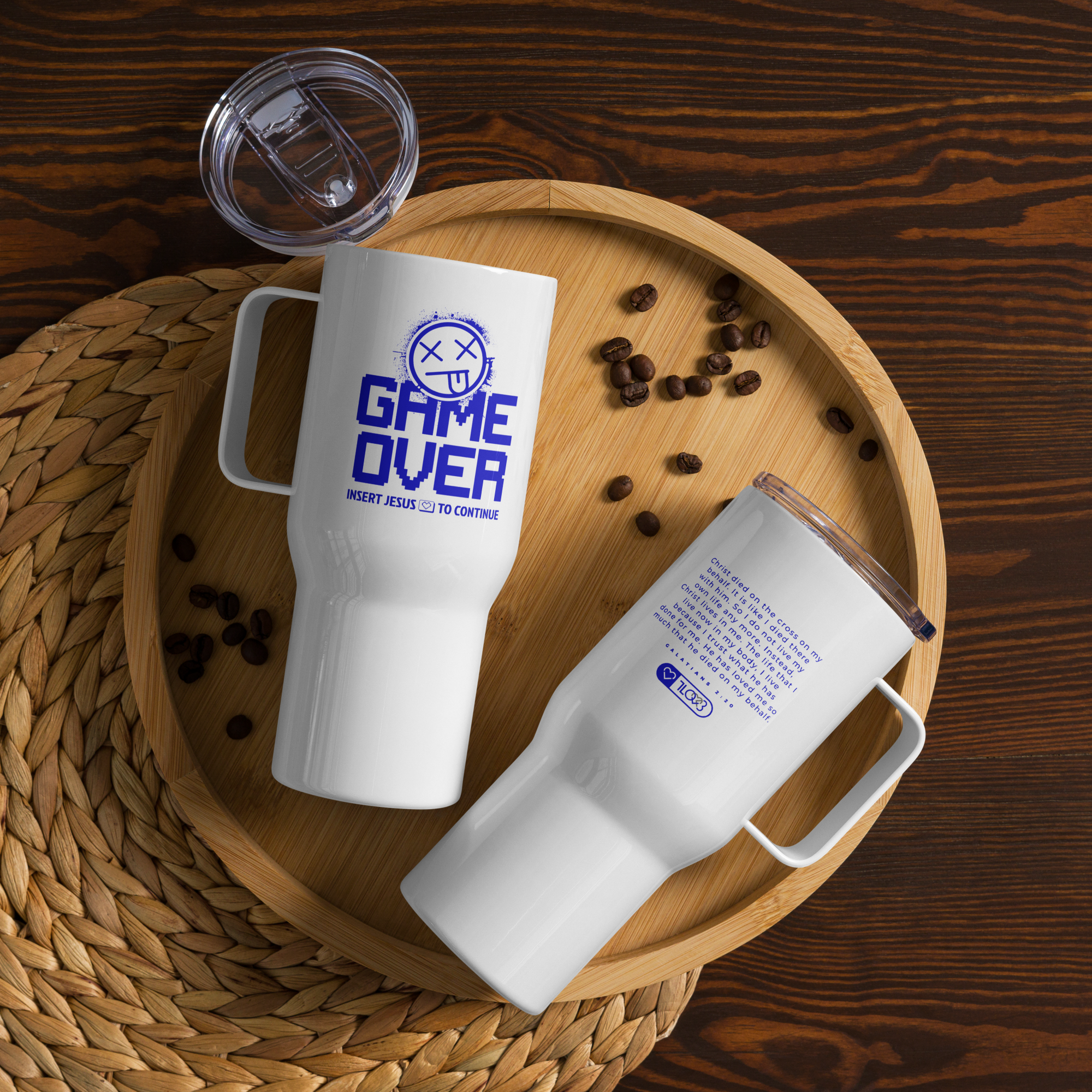 Game Over | White Tumbler