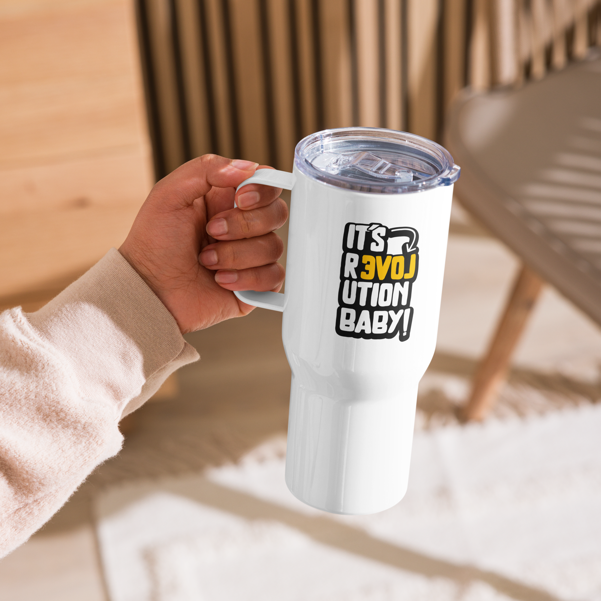 Love Revolution | White Tumbler