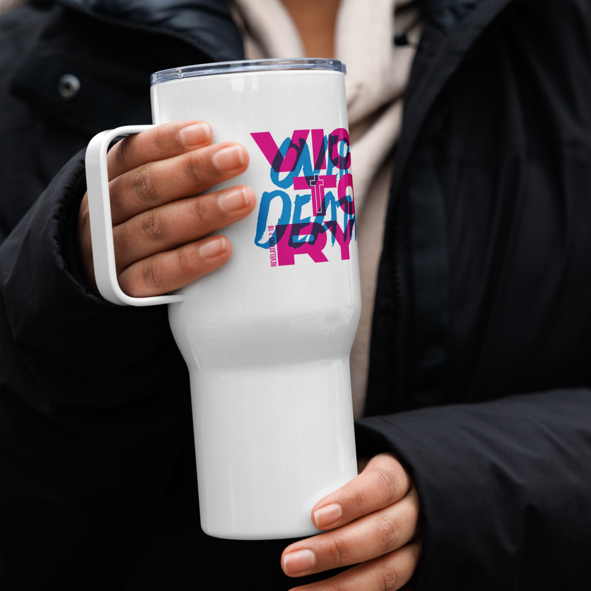 Victory | White Tumbler