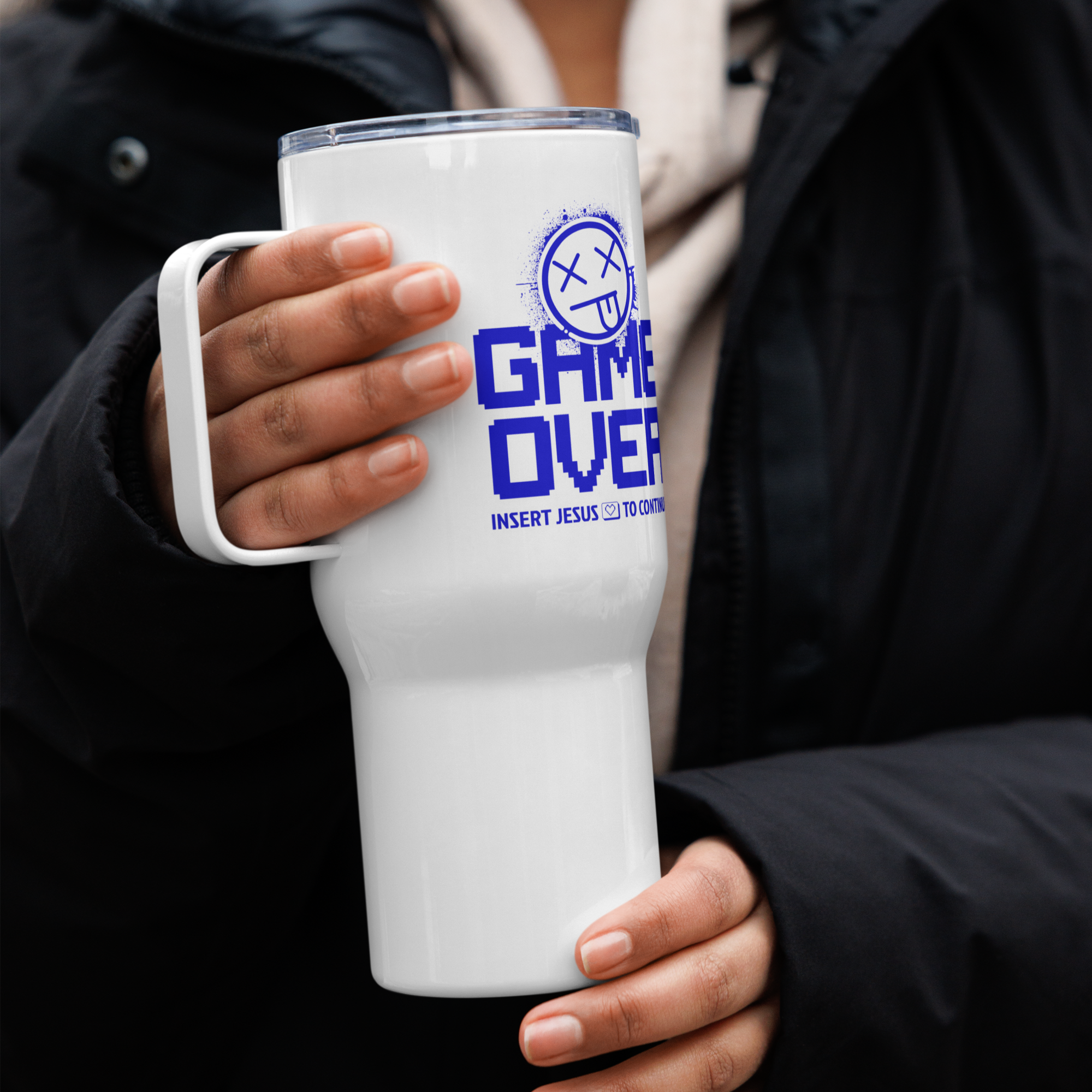 Game Over | White Tumbler