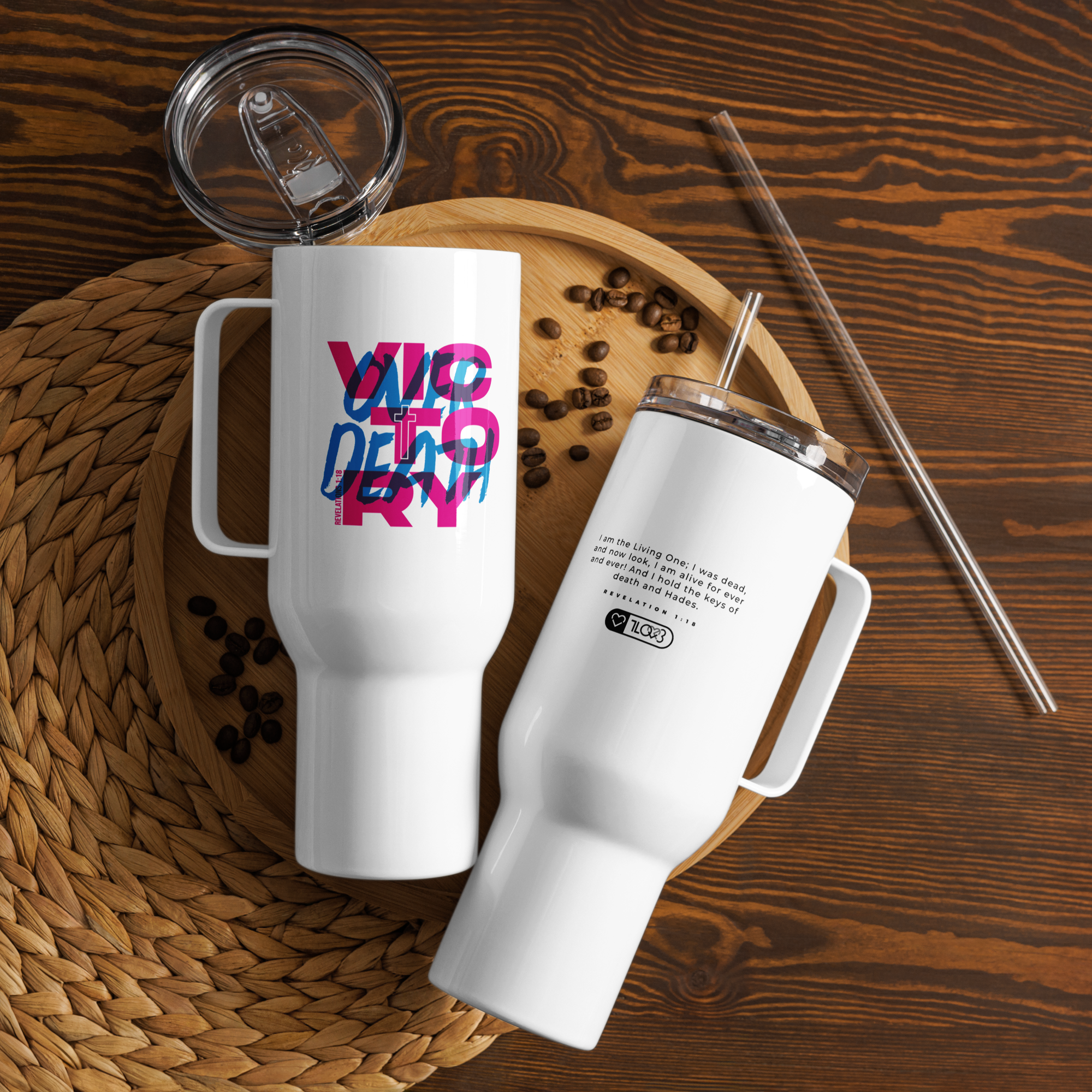 Victory | White Tumbler